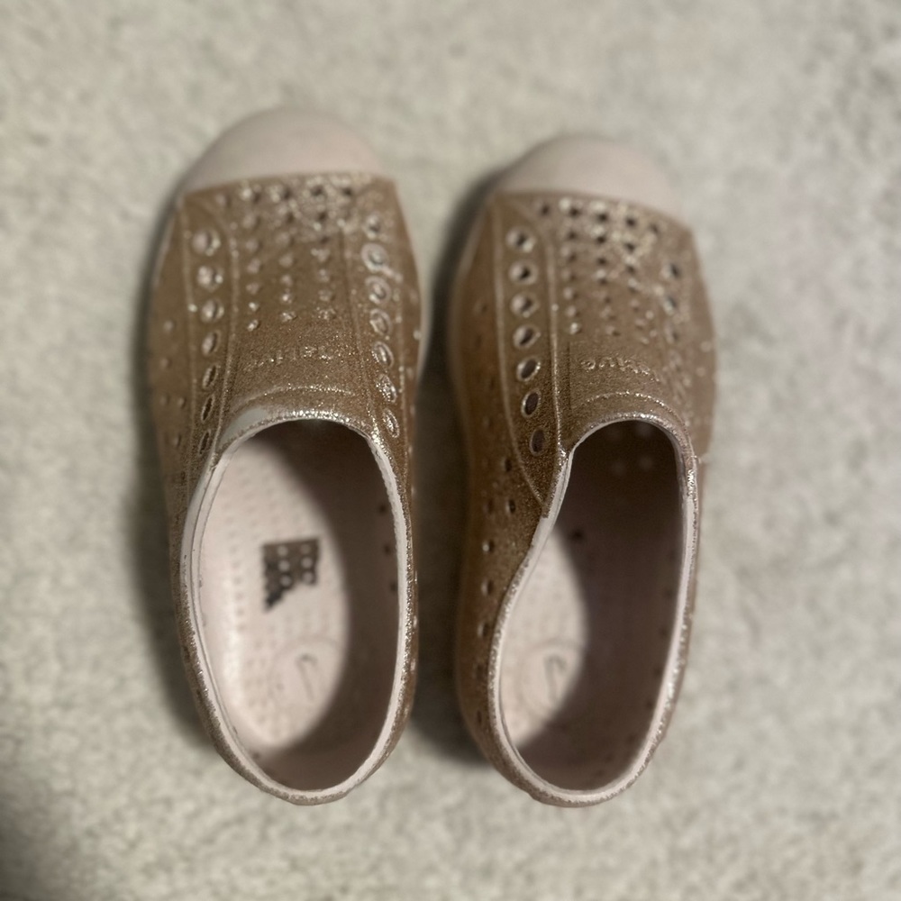 Rose gold glitter Jeffersons